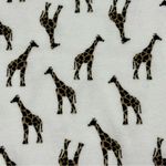 Karen Scott White Top Giraffe Animal Print Dopamine Dressing Fun Plus Size Tuni Photo 4