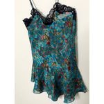 Victoria's Secret VINTAGE women's nightwear green sz S gold label lacey Photo 2