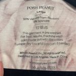 Posh‎ Peanut Robe Womens L Country Robe Lightweight Belted Bamboo Lounge Black Size L Photo 2