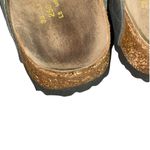 Papillio By Birkenstock Gizeh Metallic Silver Leather Slip Photo 9