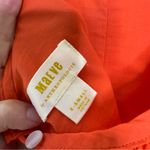 Anthropologie Maeve by Wide-Leg Jumpsuit XS Orange Red Pockets Photo 3