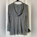 Pink Lotus  Womens Athletic Lightweight Long Sleeve Shirt With Hoodie Size Large Photo 1