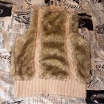 Forever 21 love21 Tan and Brown Faux Fur Vest Photo 1