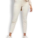 Free People Fine Line Straight Leg Corduroy Crop Jeans In Moon Rising Cream 14 Photo 2