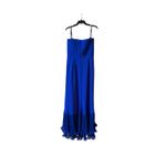 Tadashi Shoji  Strapless Pleated Mystic Blue Gown - L (New) Photo 6