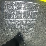 Dr. Martens  Womens Boots Leona Black Milled Nubuck Leather Combat Photo 7