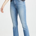 Mother The Insider Crop Step Fray Hem Jeans Thrilling Shots Size 24 Blue Photo 0