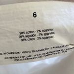 Ella Moss NEW Straight Leg Mid-Rise Ankle Jean Size 6 White Stretch Classic Photo 4