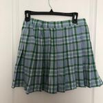 Aerie Women's Plaid Pleated Skirt Blue & Green US Medium New with Tags NWT Photo 8
