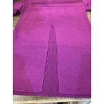 Karen Millen Women's Drape Knit Bat Wing Pencil Midi Dress Size Small Purple Photo 6