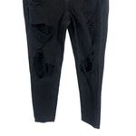 American Eagle Comfort Stretch Mom Jean Charcoal Wash Distressed Hi-Rise Women 2 Photo 2