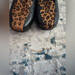 Clarks Clark’s leopard print horse hair loafers size 10W Photo 1