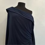 Mac Duggal  12231 Beaded Cuff Drop Gown Blue 14 Photo 3