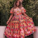 JessaKae English Garden Dress XXS Red Photo 0