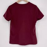 FIGS  Casma 3-pocket V-Neck Scrub Top Women’s Size Small in Burgundy Photo 8