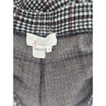 Anthropologie Herringbone Plaid Pull on Pants Size Large Cream Black Red XLP Photo 2