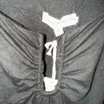 Good American Black Good Touch Ruched U-Ring Sleeveless Bodysuit Size 4XL Photo 8