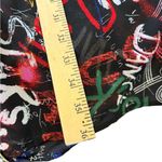 Live 4 Truth  graffiti print sheer long sleeve blouse Size 1x Photo 7