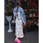 ZARA  Two Tone Cropped Denim Jacket Photo 3