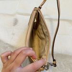 Coach Large  Wristlet Brown and Red with Signature Logo Photo 4