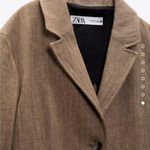 ZARA  rustic straight cut coat LIMITED EDITION Photo 5
