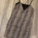 Mona B Mono B snakeskin patterned dress size small Photo 0