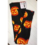 No Boundaries Leggings  Halloween Juniors M Medium Womens Pumpkin Orange Black B3 Photo 1