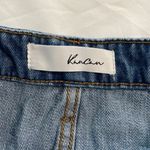 NWT‎ Kancan The Eleni Distressed Mom Jean Shorts Size 26 Medium Wash Denim Blue Photo 3