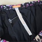 Free People  daisy babe halter tank top purple floral crop top xs tie Photo 4