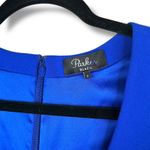 Parker  Black Label Clinton Cobalt Blue Ruffle Fitted Sheath Mini Dress Size 2 Photo 8