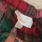 Red/Green/White Plaid PJ Set Red Size XS Photo 1