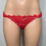 PilyQ red rouge lace bikini bottoms. New Photo 4