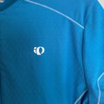 Pearl Izumi Womens  Bike Jersey Top Blue Diamond L Cycling Half Zip Short Sleeve Photo 1
