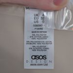 ASOS Design Longline Trench Coat Beige Women's 0 XS Cotton Twill Single Breasted Photo 6