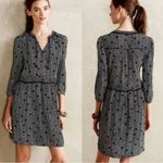 Anthropologie Anthro Maeve Galen Tassel Tie Chevron Dot Shift Dress Photo 1