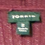 Torrid  Plus Size Purple Cable Knit Duster Sweater Cardigan Shrug Size 2X Photo 4