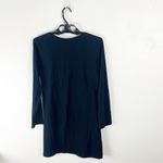 Ralph Lauren LAUREN  Black Ling Sleeves Sequin Logo Dress, Size Large Photo 1