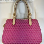 Dooney & Bourke Fuschia Signature Vintage Satchel Bag NWT #CL-125 Photo 0