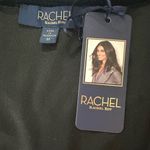 NWT Sexy Black Velvet Faux Wrap Blouse Med Whimsigoth Witchy Office Siren Corp Photo 3