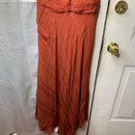 Anthropologie ‎ terra cotta fall midi dress size 10 boho autumn wedding guest Photo 5