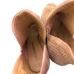Lucky Brand Larise Suede Leather Perforated Ankle Booties Chunky Heels Size 6 Photo 3