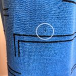 Vintage 80s Le Gaillard Acrylic Sweater Dress Blue Midi Size M Photo 5