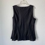 Saint Tropez West 100% Linen Embellished Boho Blouse Size Large Photo 5