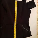 BCBG Maxazria Crop Black MIDI Off the Shoulder Top Size Large Photo 6