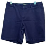 Eddie Bauer  Women's Blue Dress Shorts‎ Size 10 17" Long x 16" Waist x 10" Rise Photo 0