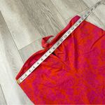 Ralph Lauren Skirt cotton floral tie front slit womens Orange Pink medium beach Photo 2