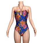 Farm Rio  Summer Fruit One Piece Swim, Blue, Medium Photo 6