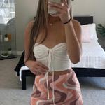 Princess Polly Swirl Multi Color Mini skirt - Brown, Orange, White, Pink Photo 1