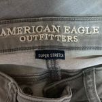 American Eagle  Outfitters Gray Super Stretch Low Rise Skinny Jegging Jeans Sz 4 Photo 3