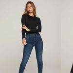 Good American NWT  Black Stretch Jersey Crewneck Bodysuit - Size 2 (Medium) Photo 8